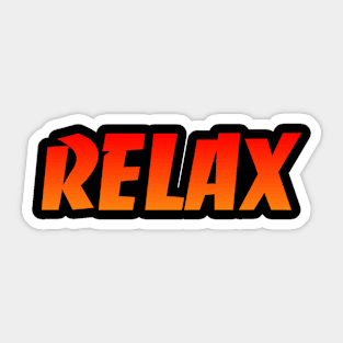 Relax Sunset Color Sticker